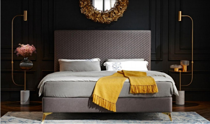 Design Luxury Luxur Upholstered bed Design bed Leather Beds Marriage bed Double bed Bed