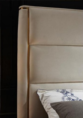 Luxury Bedroom Bed Upholstery Design Double Hotel Beds Hotel Furniture Velvet new