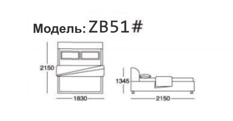Bedroom Complete Bed 2x Bedside table 3-piece. Set Design Luxury Complete's Sets