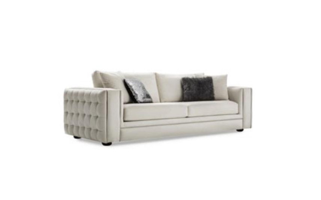 Classic Chesterfield Three Seater Furniture Sofa Luxury Couches Beige 3 Seat Sofas