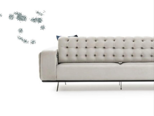 Luxury Living room Sofa 2 Seat Two-seater White Couch Chesterfield Couches new