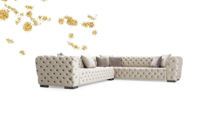 Chesterfield upholstered sofa corner sofa suite upholstery luxury corner sofas new