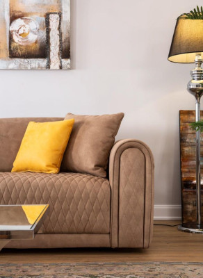 Textile Sofa Couch Corner sofa Corner suite Upholstery Sofas Couches Furniture Fabric