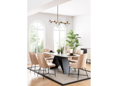 Dining set Dining set Furniture Group Dining room Dining table 6x Chair Suite 7pcs