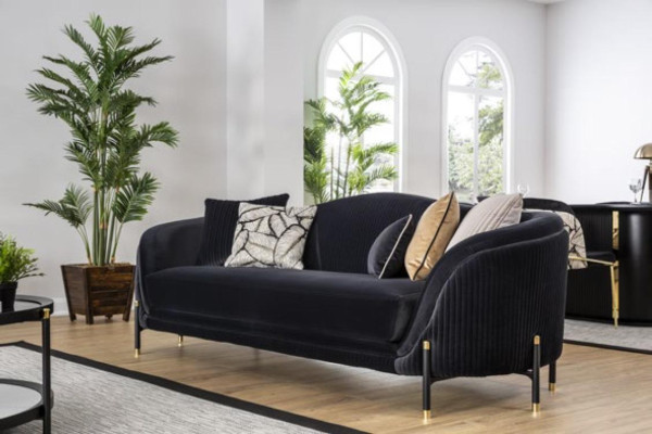 Luxury Sofa 2-Seater Fabric Living room Modern Design Sofas Upholstery Couches new