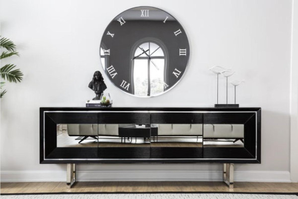 Black sideboard Chest of drawers Chests of drawers Wardrobe standing cabinet luxury sideboard