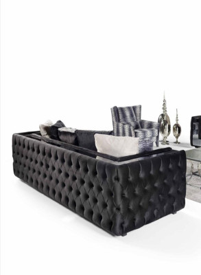 Chesterfield Sofa 3 Seater Living room Modern Design Sofas Textil Couches new