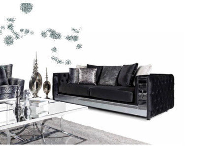 Chesterfield Sofa 3 Seater Living room Modern Design Sofas Textil Couches new