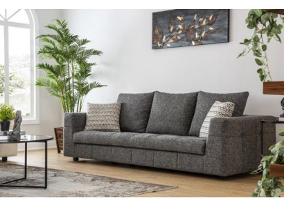 Luxury Sofa 4 Seat Fabric Living room Modern Design Gray Sofas Upholstery Couches