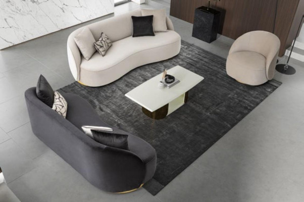 Armchair Modern Single Seater Design Armchair Furnishings Living room Sofa 1 Seater
