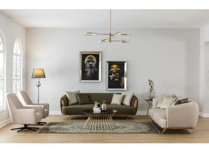 Luxury Sofa set Modern Set 3+2+1+1 Seater Sofa Couch Suite Design Couches