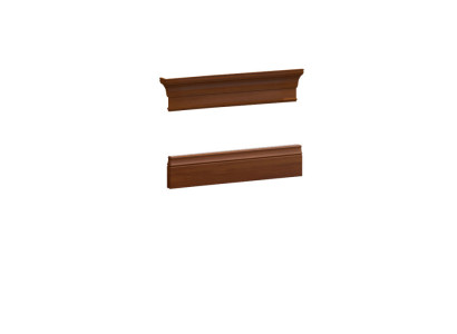 Elements skirting board crown strip for the Display case Wardrobe cabinet system BA-29