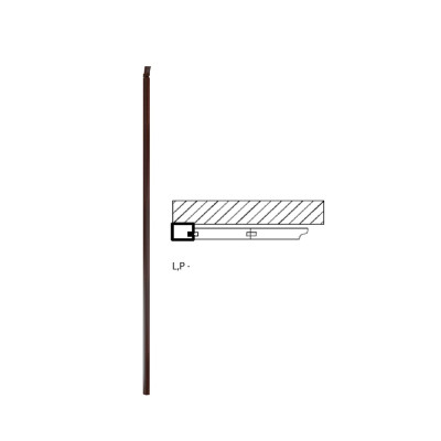 Monaco MO Element for Corner Wardrobe System Wardrobe Edler Wood