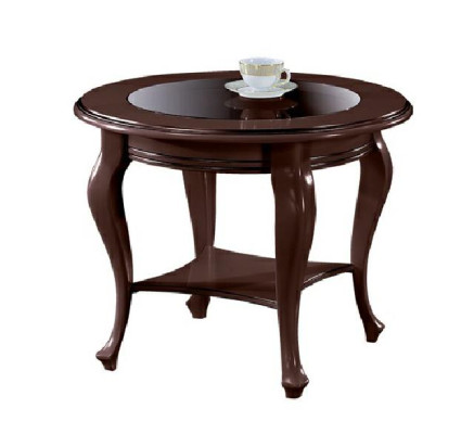 Round table Table Coffee table Tables Real wood Solid wood Side table new V-5A