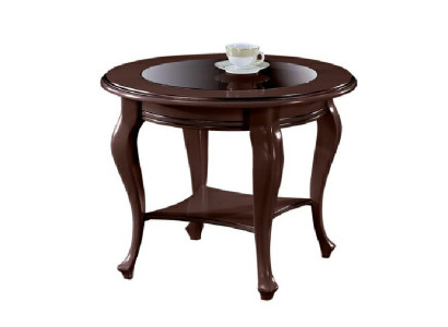 Round table Table Coffee table Tables Real wood Solid wood Side table new V-5A