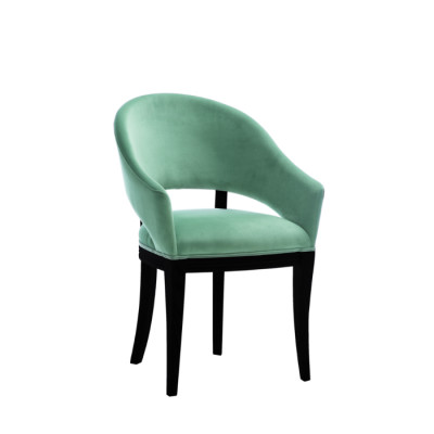 Luxury Design Upholstery Chair Chairs Seat Lehn Office Wood Office Dining room