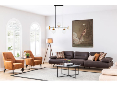 Sofa set 421 Seat Couch Upholstery Furniture Living landscape Sets