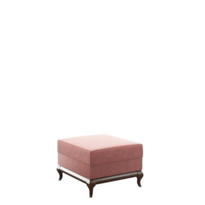 Stool Square Ottoman Footstool 60 x 45 cm Designer Stool Pink