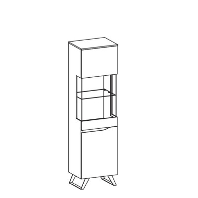 Modern Glass Display case Shelves Wood Designer Wardrobe Showcases Shelf Cabinets new