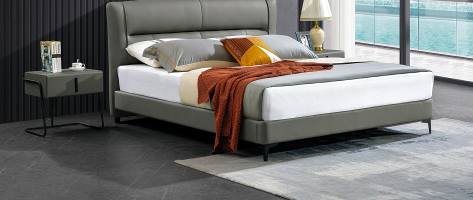 Double Beds Royal Bed Bedroom Luxury Bed Wood 180x200cm Luxury