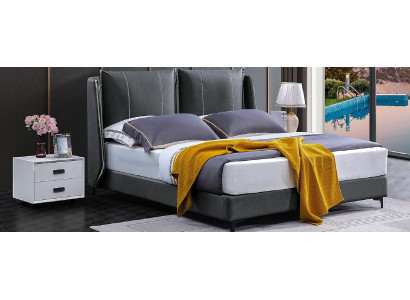 Double bed Bedroom Beds Luxury Double Bed Beige Hotel Furnishings Furniture