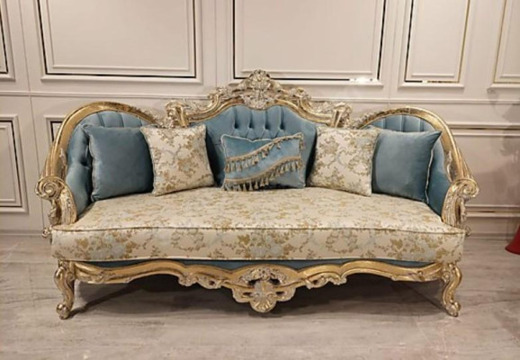 Living room Sofa set Classic Sofa Couch Furniture Furnishings 3+1 Seater