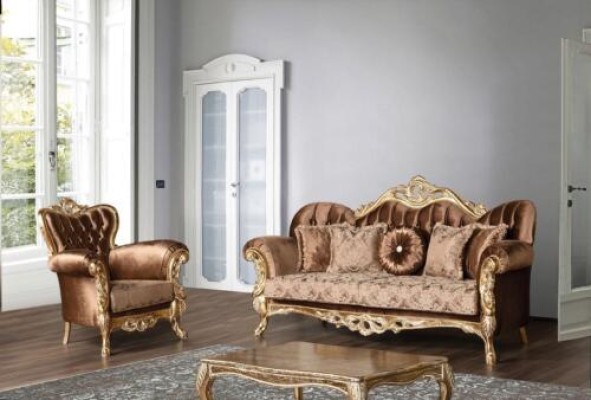 Classic Living room Sofa set Sofa Couch Furniture Furnishings 3+1 Seat