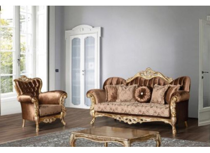 Classic Living room Sofa set Sofa Couch Furniture Furnishings 3+1 Seat