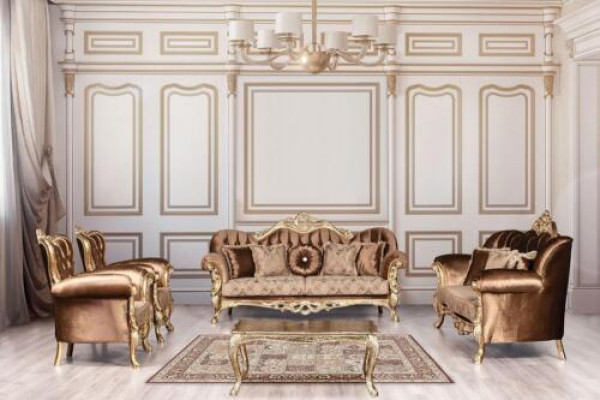 Classic Living room Sofa set Sofa Couch Furniture Furnishings 3+1 Seat