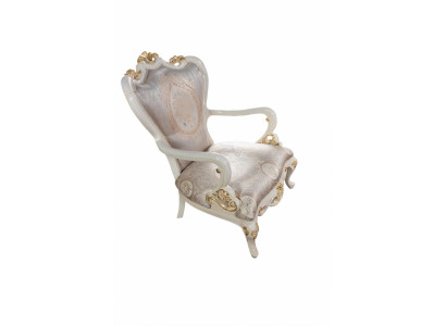 Luxury Throne Chair Armchair Baroque Rococo Furniture Furnishings Living room