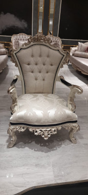 Throne Armchair Couch Upholstery Furniture Furnishings Recliner Chairs Velvet
