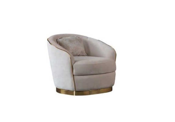Luxury Armchair Single Seater Sofa Couch Upholstery Furniture 82x85x77cm Recliner Chair