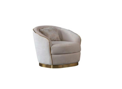 Luxury Armchair Single Seater Sofa Couch Upholstery Furniture 82x85x77cm Recliner Chair