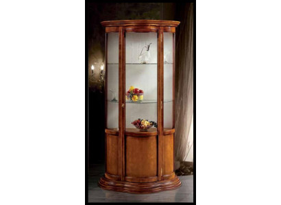 Glass Cabinets Luxury Sideboard Cabinets Brown Display Case Classic Italian Furniture