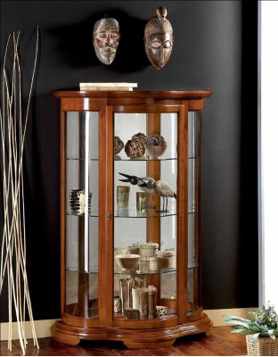 Luxury Wood Display case Sideboard Design Cabinets Brown Italian Furniture Wardrobe new
