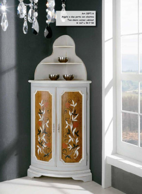 Country house corner cupboard corner chest of drawers Italian furniture wardrobe chests of drawers sideboard