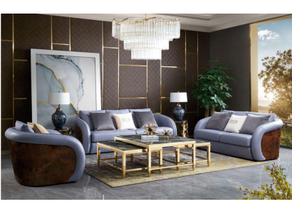 Sofa set 321 Seater Living landscape Sofa Couch Upholstery Suite Sofas Leather