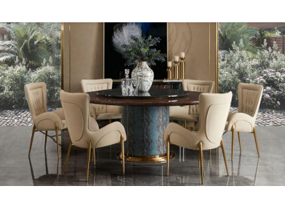 Croco Dining room Table Round Tables Dining table Wood Designer Dining room