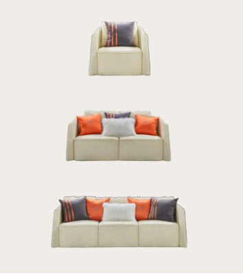 Living landscape Sofa set 321 Seater Leather Sofa Couch Suite new