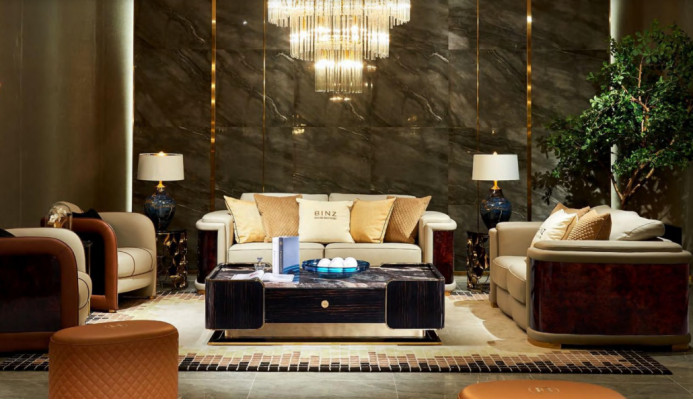 Luxury living room suite 5 pieces. Set Leather Sofa Couch Upholstery Sofa