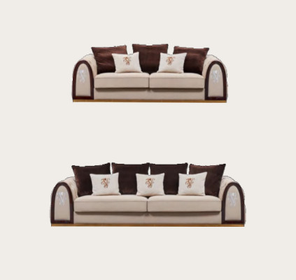 Complete Set Sofa set 431 Seat Upholstery Couches Noble Luxury Living room Furniture