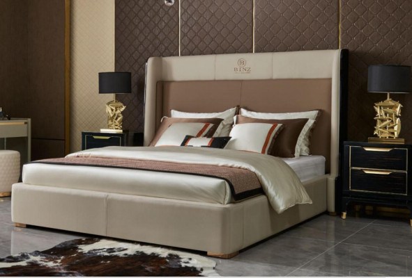 Luxury Hotel Beds Double Bed Design Wood Modern Bed 180x200 Bedroom Marriage