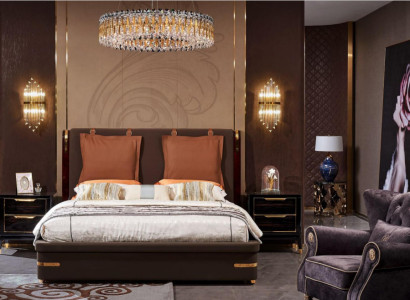 Bed Upholstery Design Luxury Metal Double Beds Marriage Sleep Room Leather