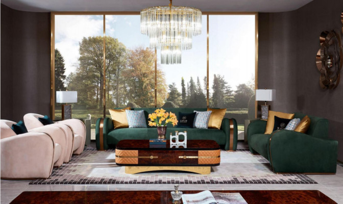 Sofa 4 Seater Sofa Upholstery Textile Sofas Design Luxury Fabric Sofas Four Seater big