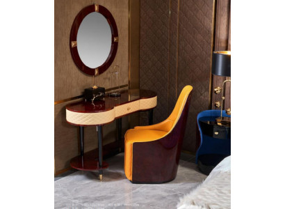 Dressing table Mirror Chair Complete Set Chest of drawers Bedroom Modern