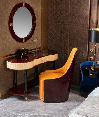 Dressing table Mirror Luxury Console Chest of drawers Bedroom Dressing table Chests of drawers