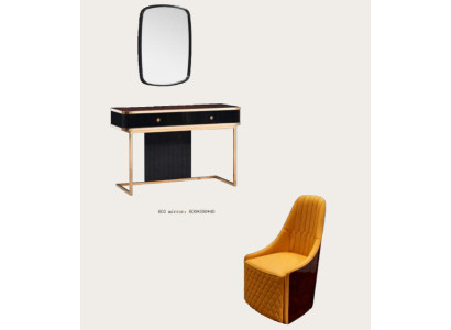 Dressing table Mirror Chair Luxury Console Chest of drawers Bedroom 3pcs.