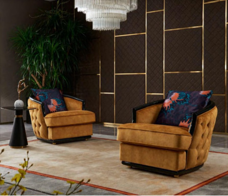 Design Armchair Textile Luxury TV Couch 1 Seater Sofa Relax Lounge Club Upholstery