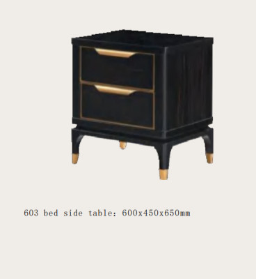 Bedside table nightstand Chest of drawers Side table Console high gloss gold