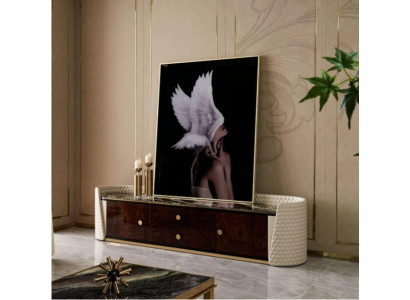 Designer TV cabinet tv sideboard chest of drawers side low board wardrobe room decorative shelf